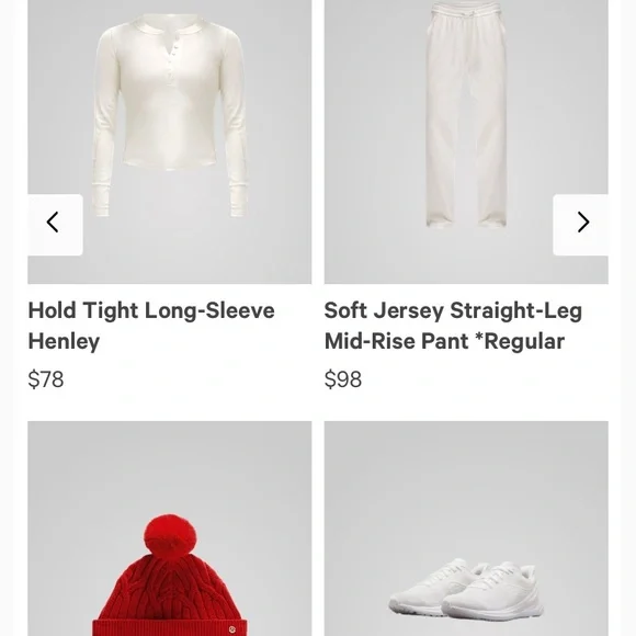 lululemon athletica Women's Long Sleeve Henley Top in Ivory - Picture 4 of 9